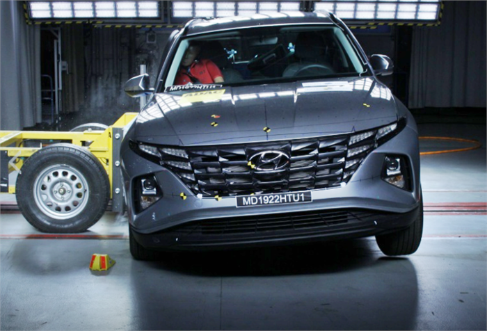 Hyundai Tucson crash test results